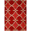 Viraj Damask Area Rug in Red-2043276421
