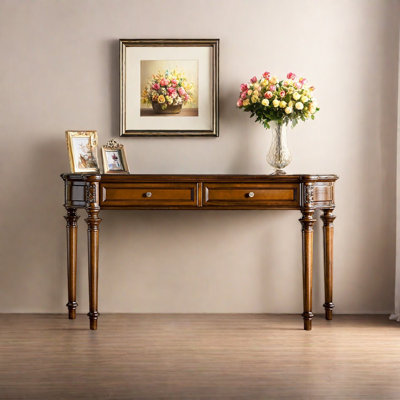 Rural Luxury Retro Solid Wood Console Table
