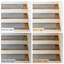 Housse pour tapis d'escalier à motif classique 8 po x 30 po * 12 gris-398546687