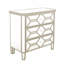 Commode d'appoint en miroir à 3 tiroirs Lillianna