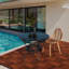  Carreaux de terrasse en bois naturel 12 po x 12 po Acacia