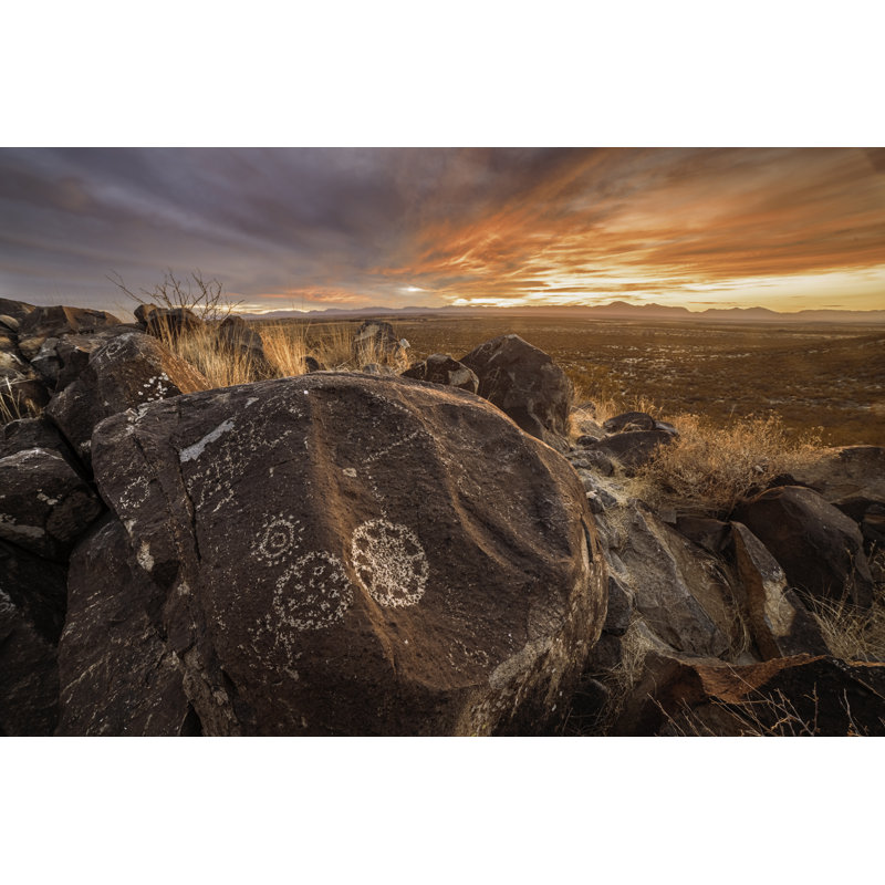 Three Rivers Petroglyphs par Bobbushpoto, H 8 po x l 12 po