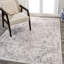 Tapis crème / gris clair délavé à la machine Edith-870752081