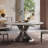 Modern simple high-end round dining table sets