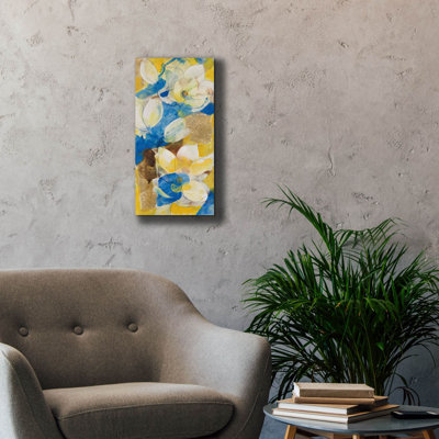«Golden Trellis 2» par Albena Hristova, art mural sur toile