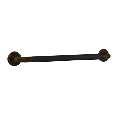 ErgoSafetyBar 24 po ergonomique Soft Grip 32 mm de diamètre, conforme à l'ADA, capacité de poids de 500 lb