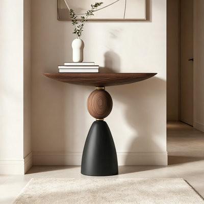 Modern Simple Brown Solid Wood Console Table