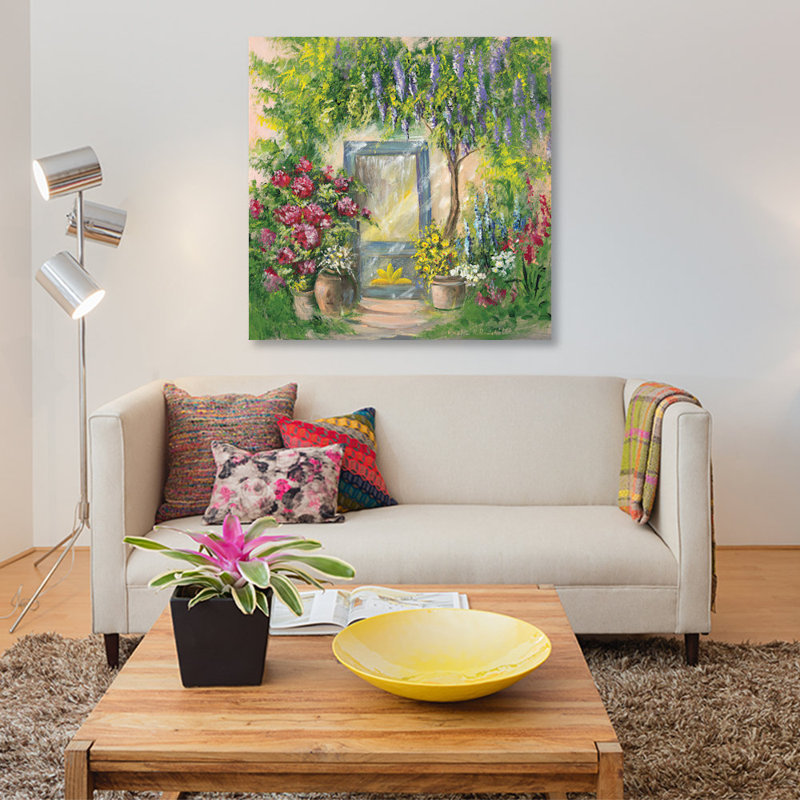 «Entrada I», reproduction sur toile, H 18 po x l 18 po x P 1,5 po, Toile tendue, Pas de tapis