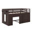 Lit mezzanine avec tiroirs et tablette-254036197