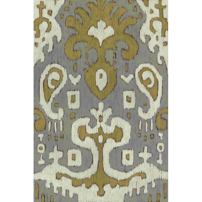 Ocre Ikat I, H 18 po x l 12 po