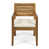 Cadre naturel / Coussin crème sélectionné