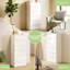 6-Drawer Chest of Drawers for Bedroom, High Gloss White