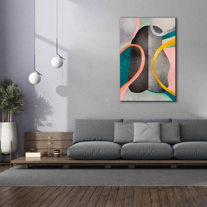 «Asymmetric Ellipse» par Svetlana Aleynikova, art mural sur toile, H 60 po x l 40 po