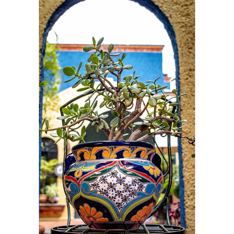 Boîte à fleurs 12 po Talavera, H 9 po x l 12 po x P 12 po