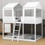 Woodbunk Bed With Roof,Window,Guardrail,Ladder-2083181671