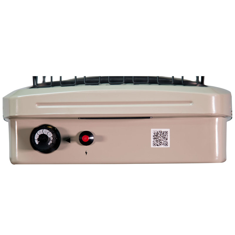 Beige Ceramic Infrared Wall-Mount Heater with Thermostat