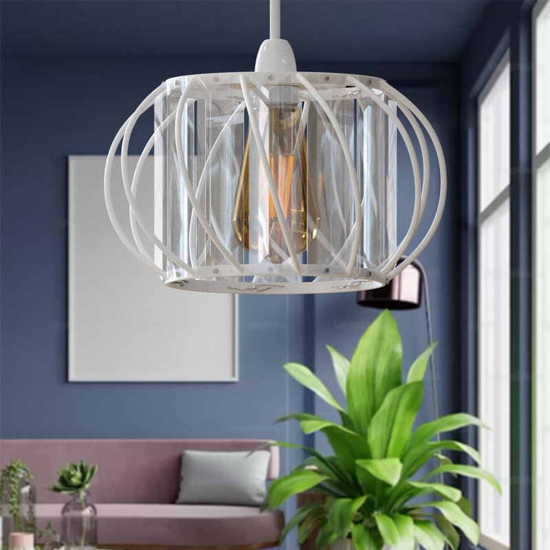 10cm H Novelty Lamp Shade, White