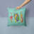 Rectangular Tropical Fish Throw Pillow