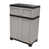 Gris / bordure gris anthracite