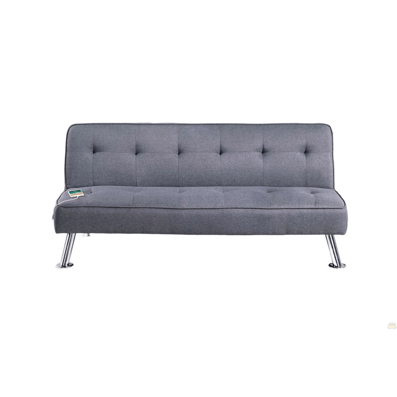 Canapé en polyfibre 1pc, Bleu