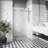 Elan E-Class 56-60" W x 76" H Sliding Frameless Shower Door with 3/8" Clear Glass-50553351
