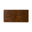 Table de salle à manger à rallonge en acacia 70 po / 86 po Peko, brun