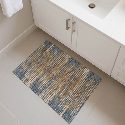 Tapis abstrait intérieur / extérieur lavable à la machine Chantille ACN2642