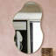 Asymmetrical Metal Wall Mirror-640007386-640007384