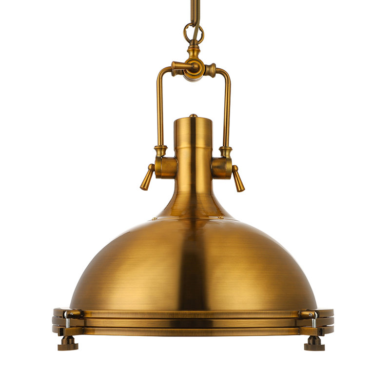 Luminaire suspendu en or 1 lumière Boltwood