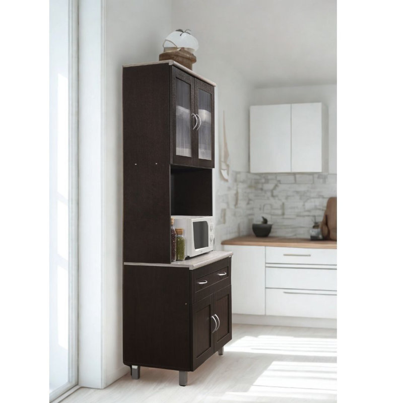23.9 " W Dining Hutch, Chocolat