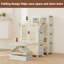 4 Door Plastic / Acrylic Wardrobe