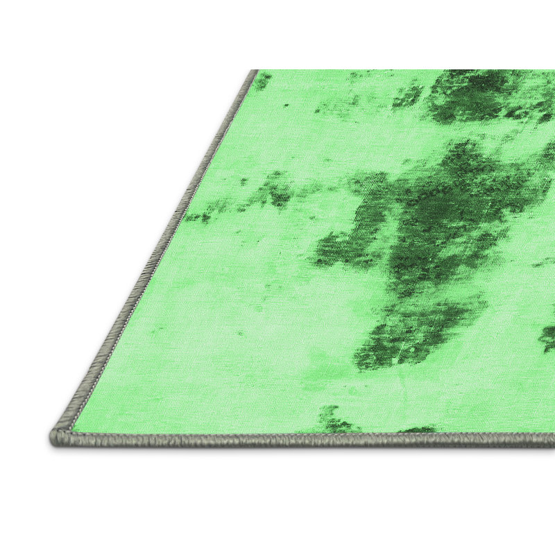 Washable Abstract Indoor Rug, Rectangle 8' x 12'