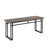 Debasish Dual-Metal Leg Wood Dining Bench-365251476