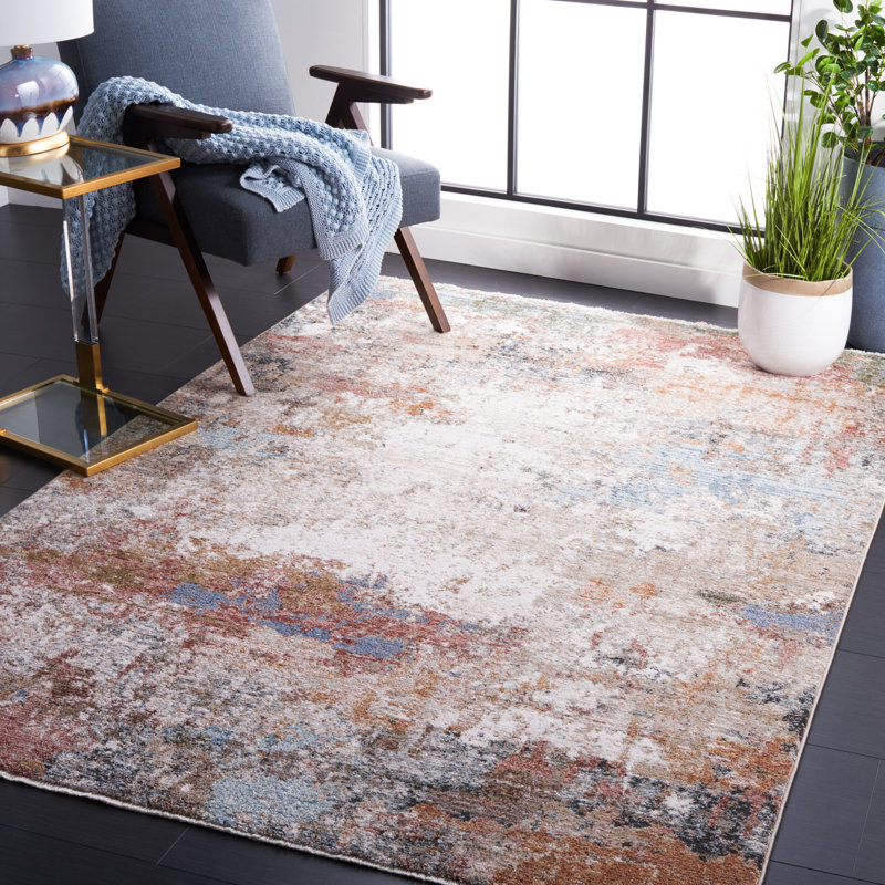 Tapis abstrait Idhika Performance, Rectangle 8 pi x 10 pi