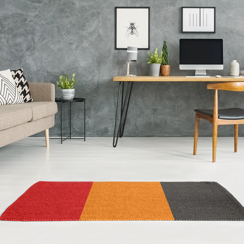 Striped Indoor Rug, Rectangle 5' x 7', Yes