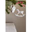 Baby Bootie  Ornament Dated 2024