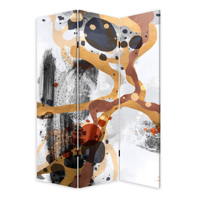 48'' W x 72'' H 3 - Panel Folding Room Divider