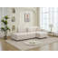 Jessica Lamb Wool Right Facing Sectional Sofa With Chaise,L Shape Sofa Couch-1187299149