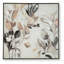 Peinture murale Repy, botanique floral brun clair, cadre noir, 40 x 40