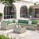 Demasi 6-Person Patio Furniture Set With Comfortable Cushions And Glass Table