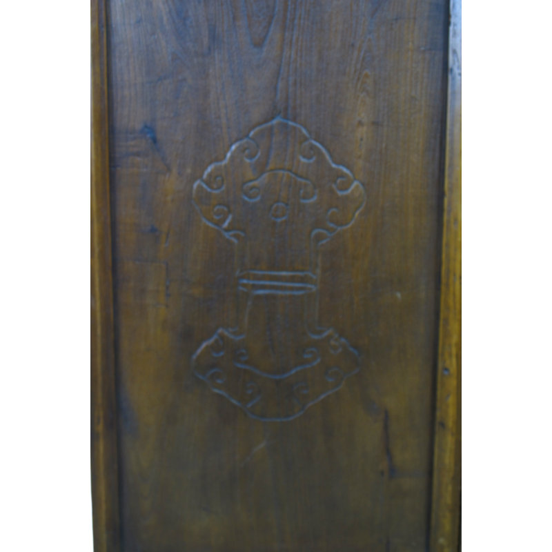 Asian Classic Stained Wood Pivot Screen Doors