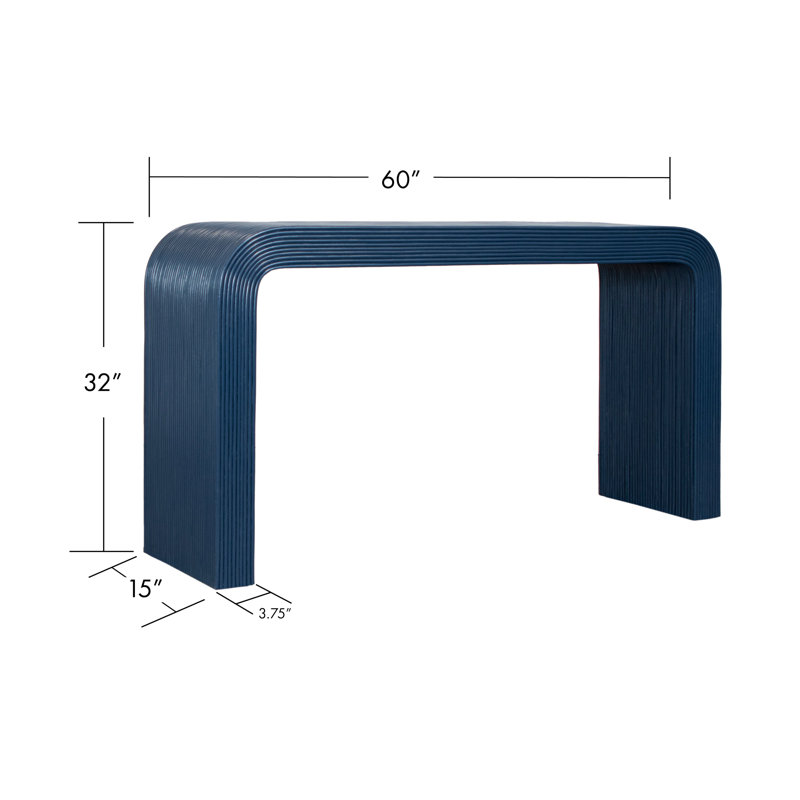 Bahia 60'' W Console Table, Navy