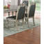 Ensemble de 2 chaises d'appoint Majestic Formal Gris / Argent
