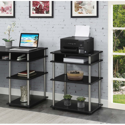 Edwin 30'' H x 23.75'' W Printer Stand