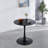 Ceballo Table Mid-century Dining Table for 4-6 people With Round Mdf Table Top, Pedestal Dining Table, End Table Leisure Coffee Table-802887413-707441822-722620958