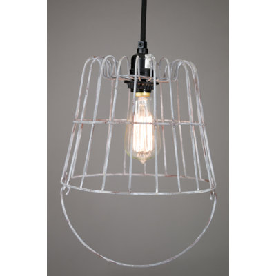 Jazavian 1 - Light White Geometric Pendant