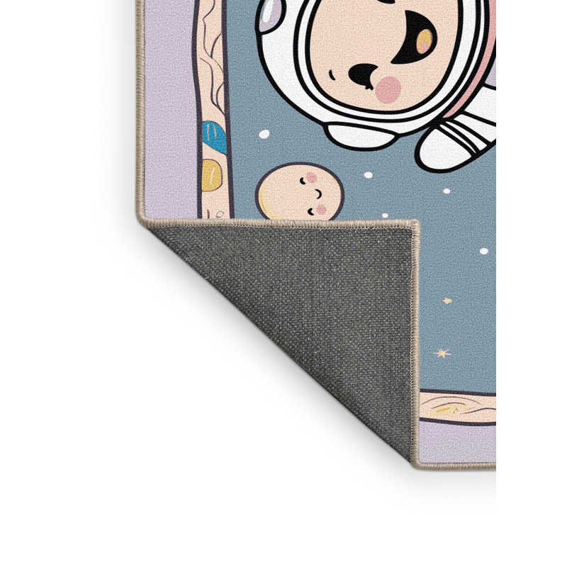 Tapis pour enfant Zoomie, Rectangle de 5 pi x 8 pi