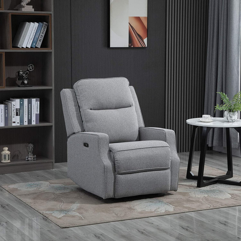 Eckart 84cm Wide Standard Recliner, Grey