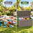 330 Gallons Weatherproof Resin Lockable Deck Box-131638647