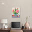 «Pink Mood», art mural boho pêche par Art Remedy-104352776-104352777